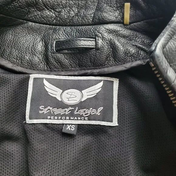 Heavy-duty Leather Jacket w/removable liner! Women's XS - Picture 8 of 9